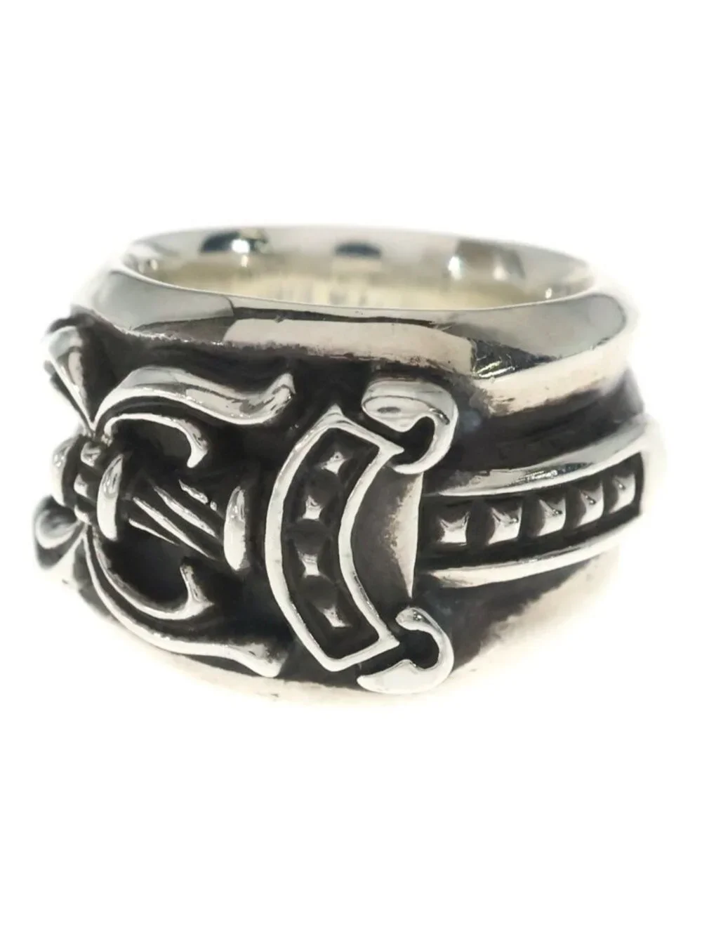 Chrome Hearts Dagger Ring Silver